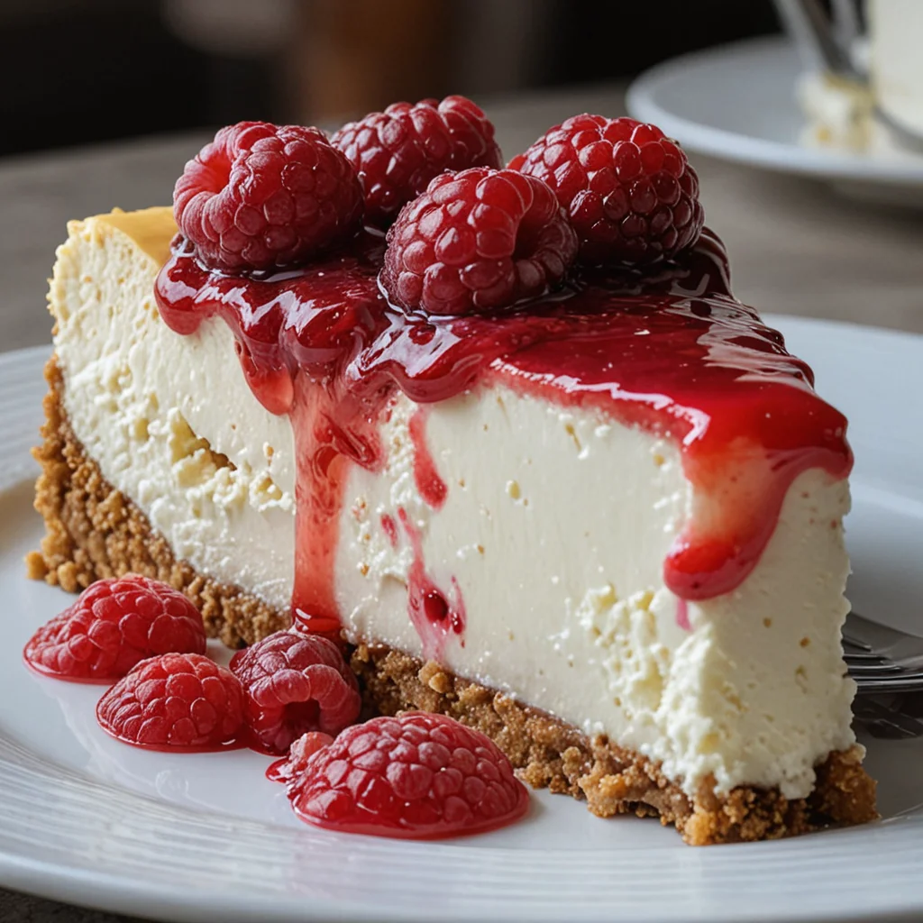 White Chocolate Raspberry Cheesecake Happiness