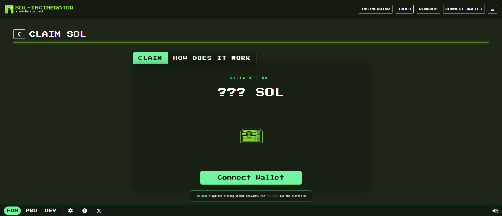 Stored capture of solana-incinerator.tools
