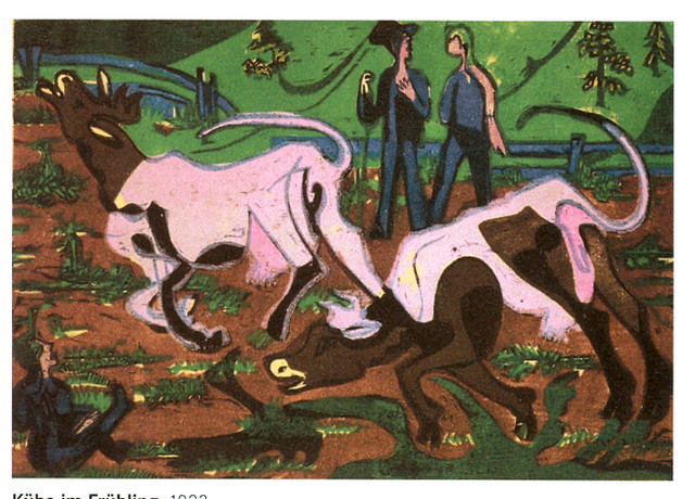 Коровы весной 1933