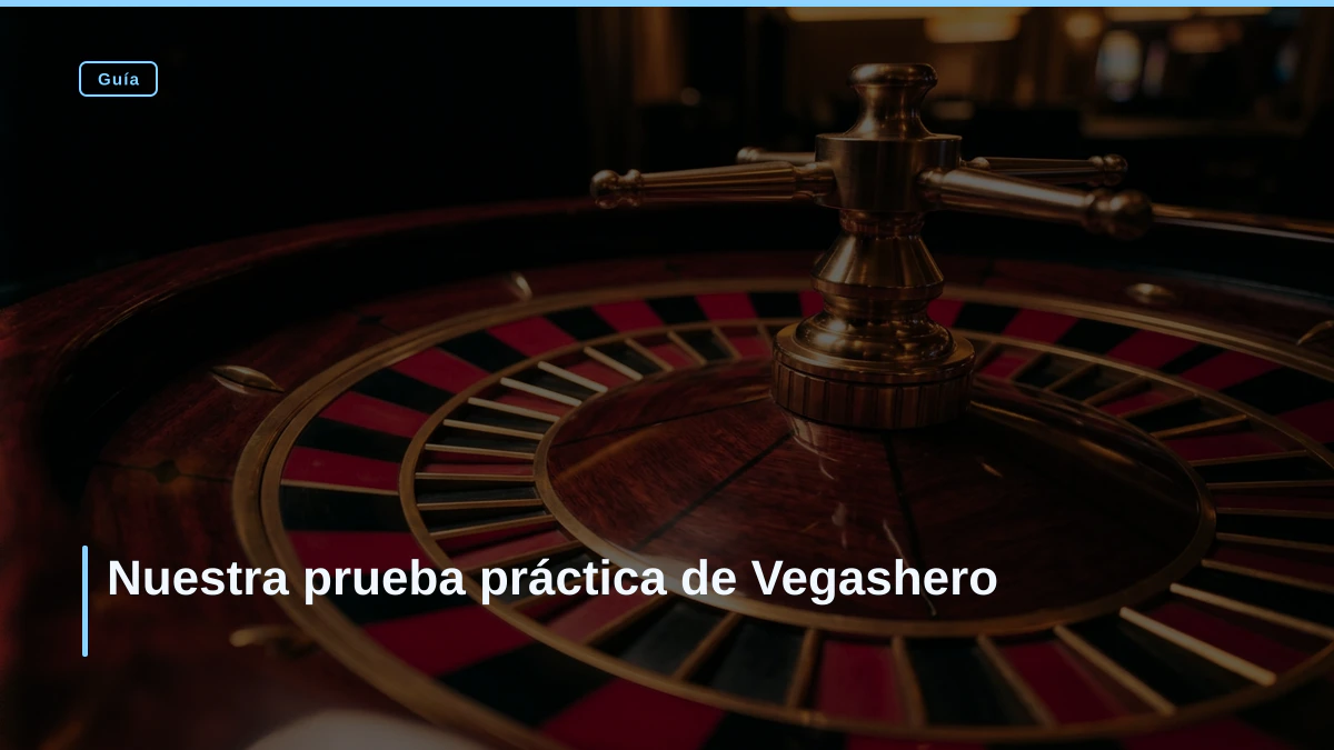 Nuestra prueba práctica de Vegashero