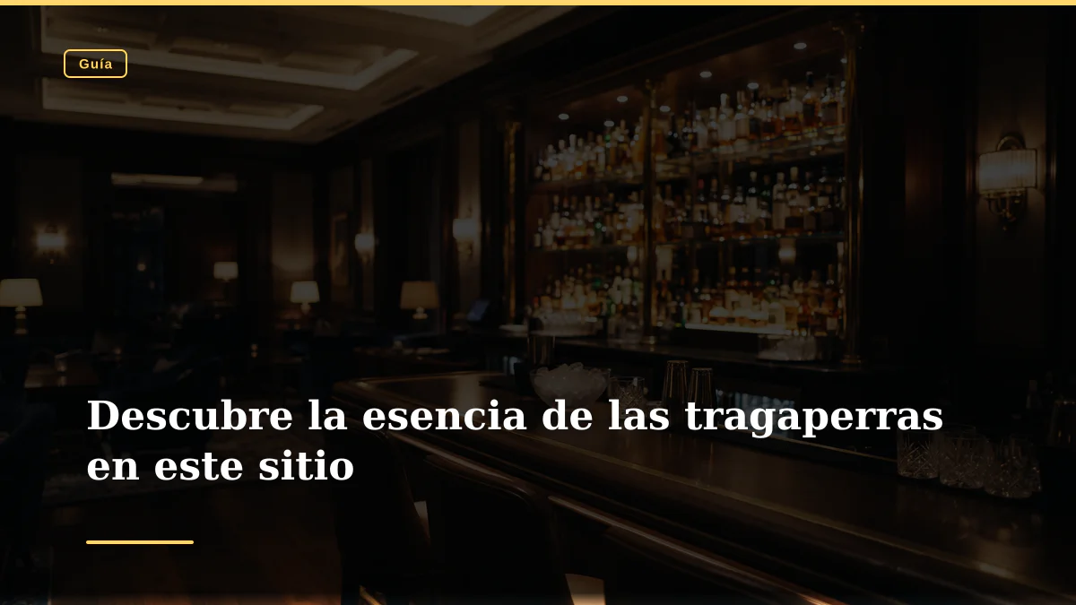 Descubre la esencia de las tragaperras en este sitio