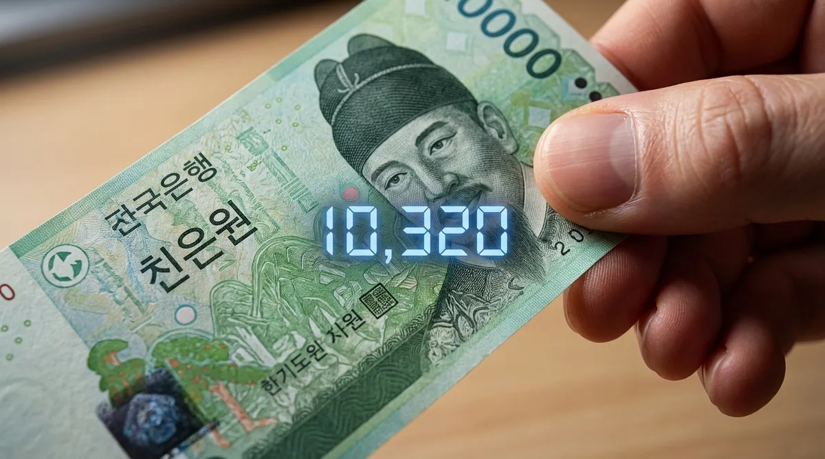 2026년 최저임금 10,320원 확정! 주휴수당 포함 월급 계산법 정리