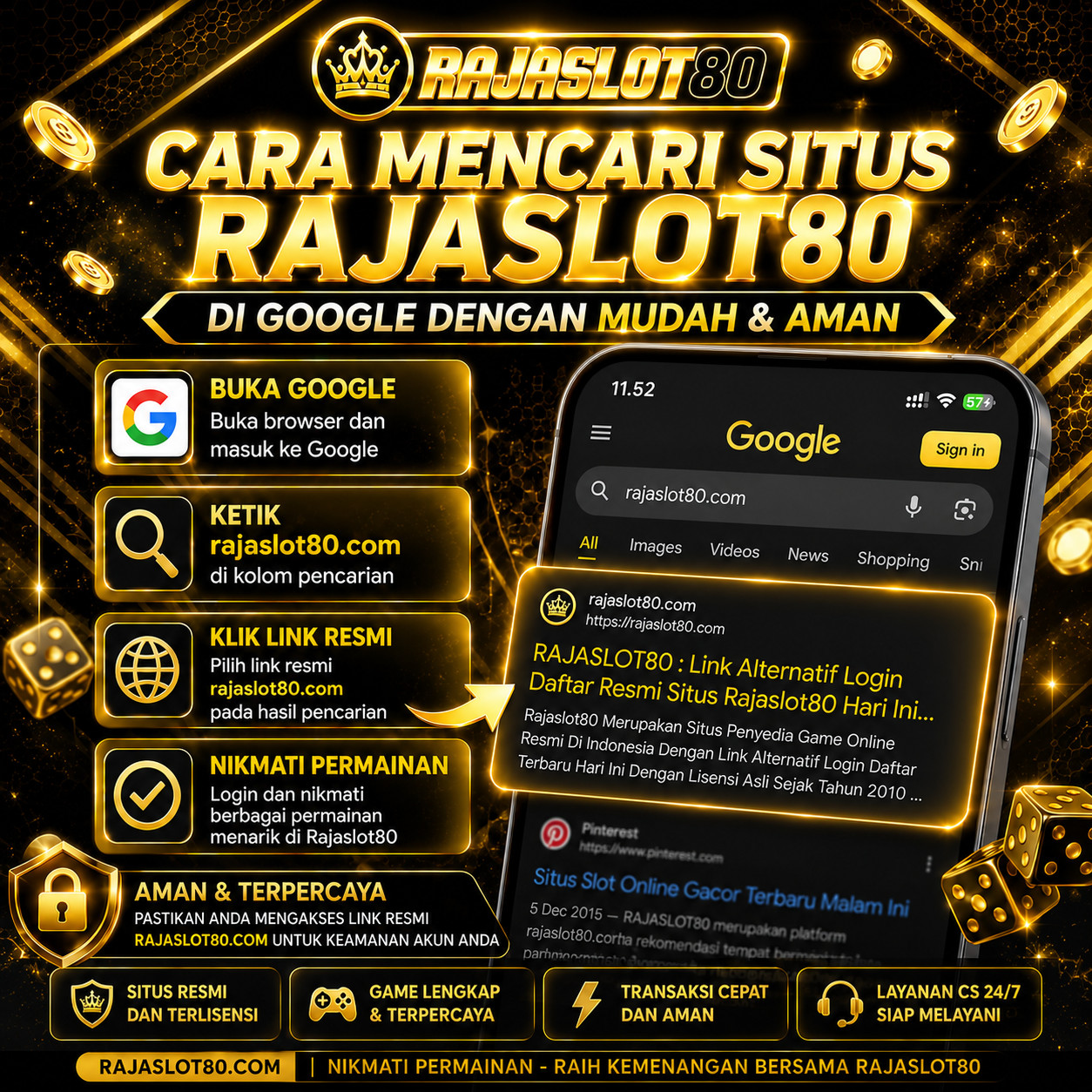 RAJASLOT80 : Main Slot Jackpot Resmi Hari Ini Server Asli Indonesia Lisensi Top Quality