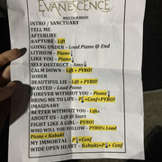 pjsvids VIP setlist