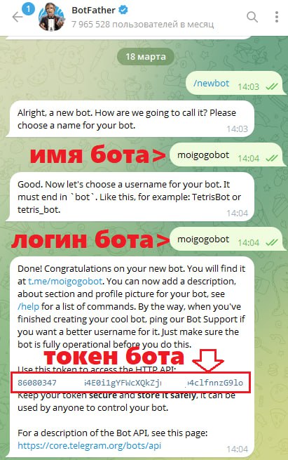 Шаг 5: Получить токен
