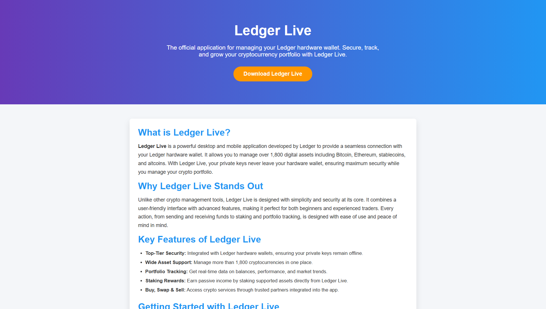 Stored capture of ldger-live-webs.pages.dev
