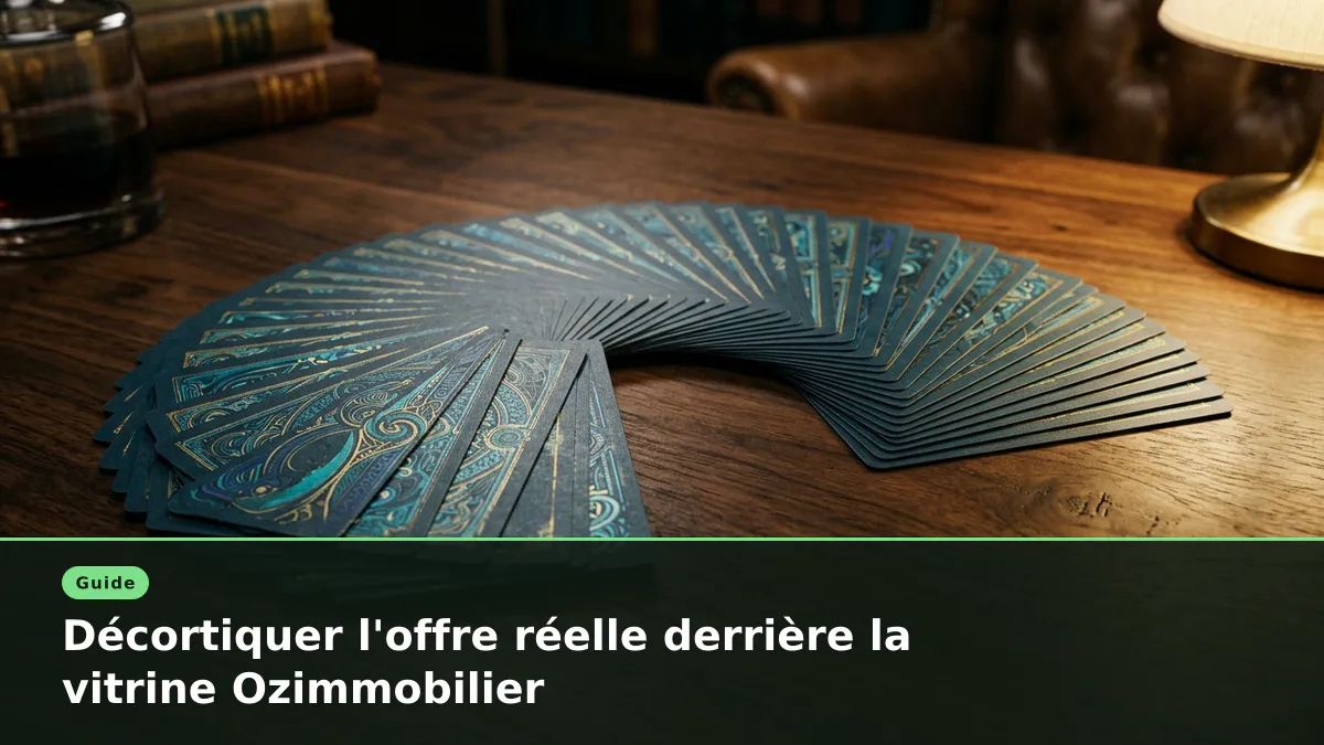Décortiquer l'offre réelle derrière la vitrine Ozimmobilier