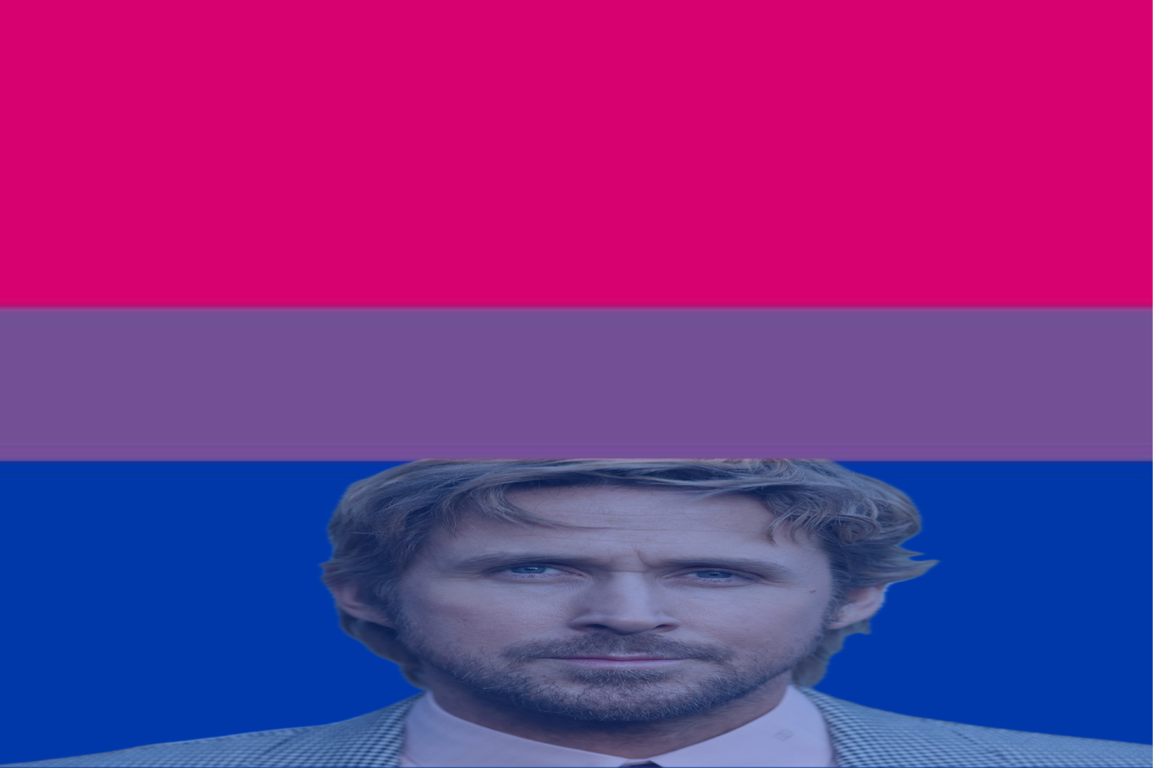 flag of bisexual but the only man im attracted to is ryan gosling flag of bisexual but the only man im attracted to is ryan gosling