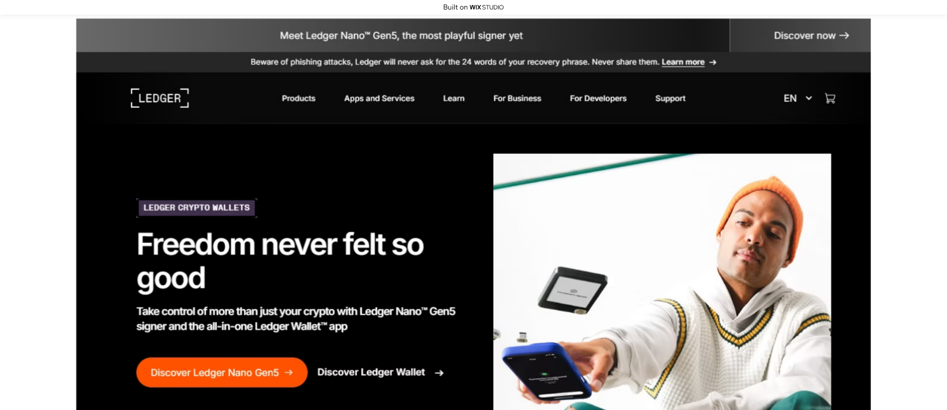 Forensic screenshot of [REDACTED] showing the phishing page layout