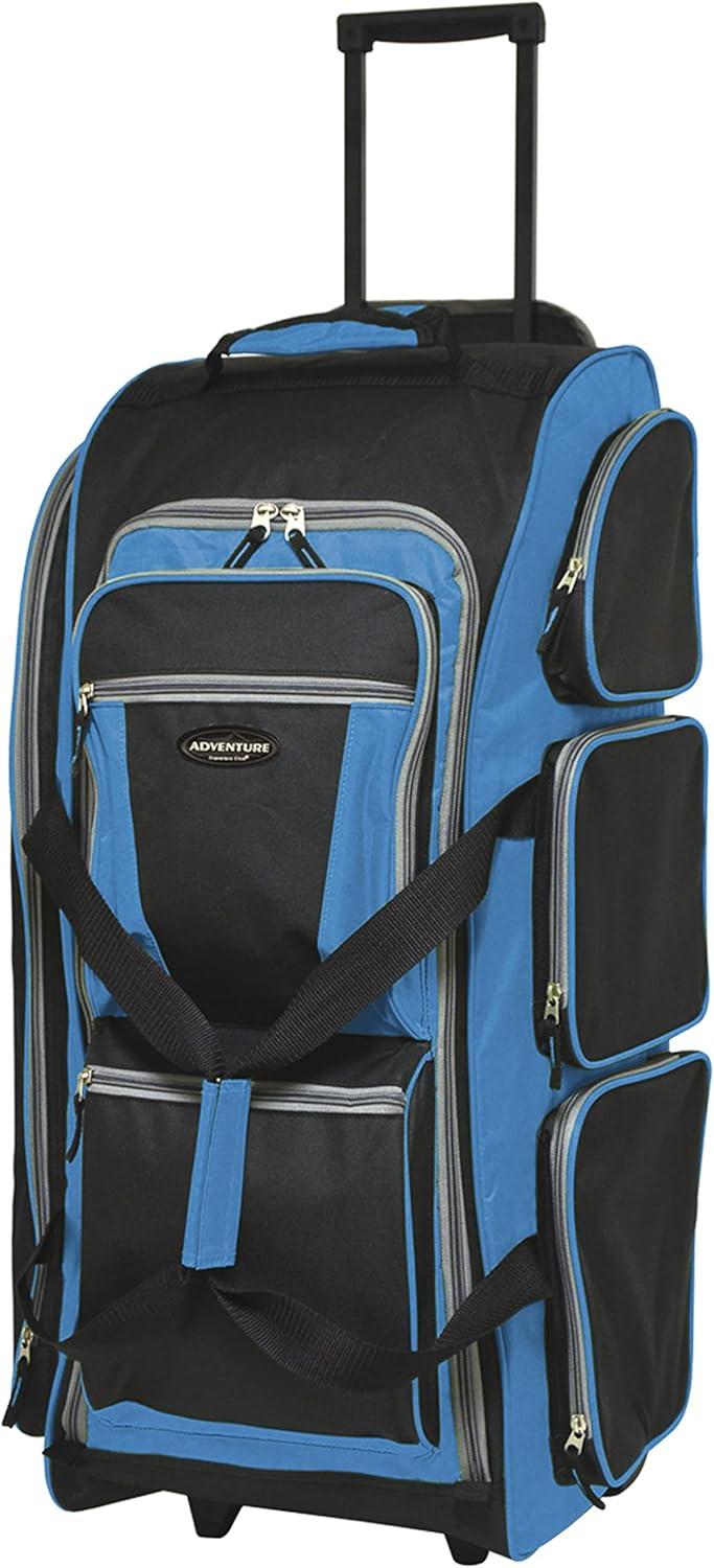 Traveler's Club Multi-Pocket Rolling Upright - 30" - Blue Traveler's Club Multi-Pocket Rolling Upright - 30" - Blue