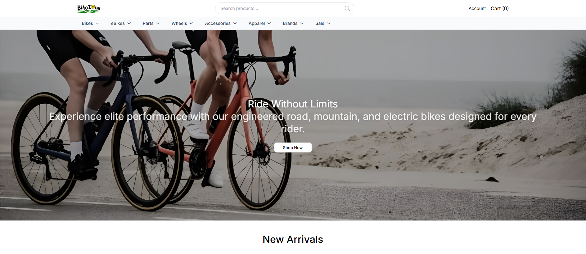 Primary capture · bikezonefitzroyactive.shop