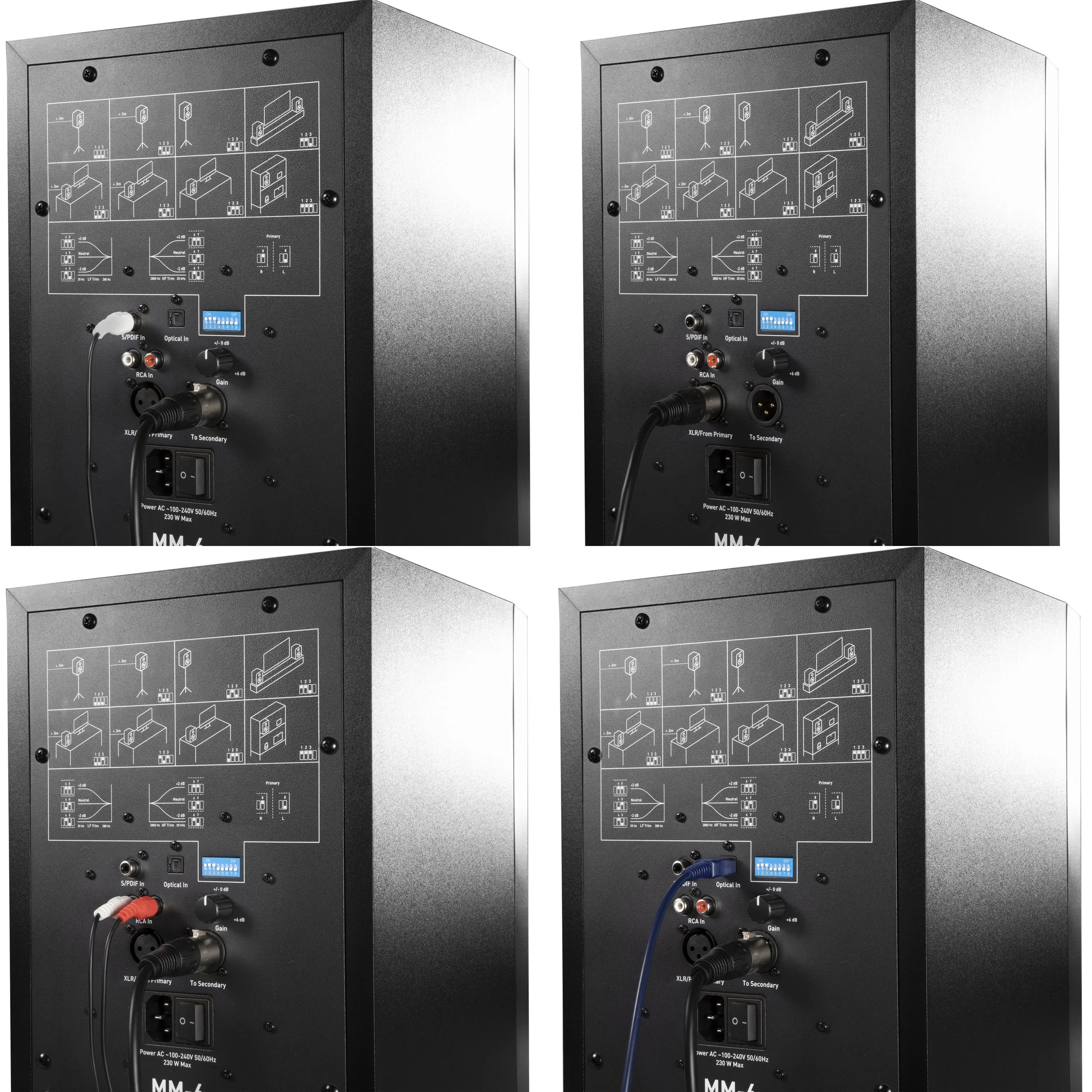 Kali Audio MM-6 входы и подключения
