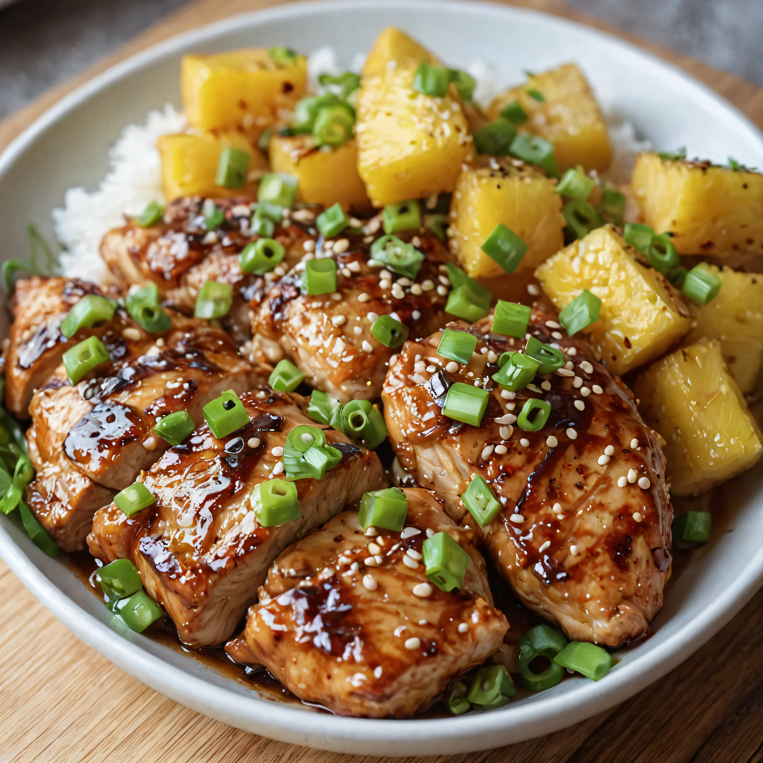 Teriyaki Chicken with Pineapple Glaze Recipe