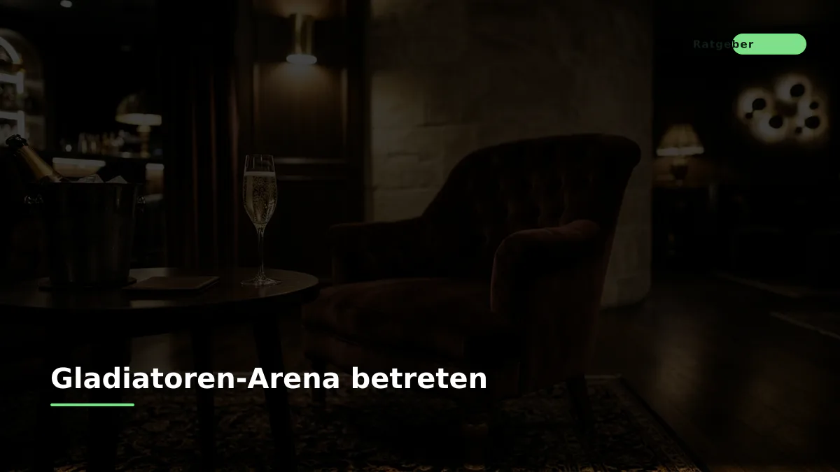 Gladiatoren-Arena betreten