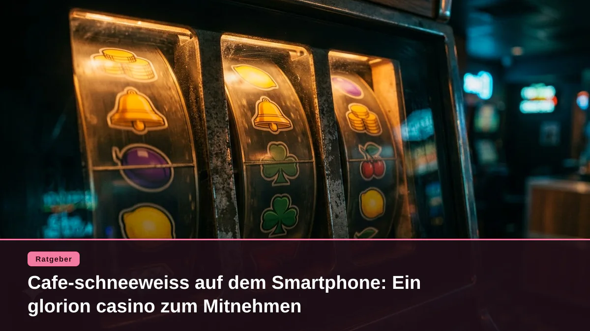 Cafe-schneeweiss auf dem Smartphone: Ein glorion casino zum Mitnehmen