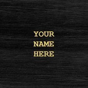 DESK SIGN YOUR NAME