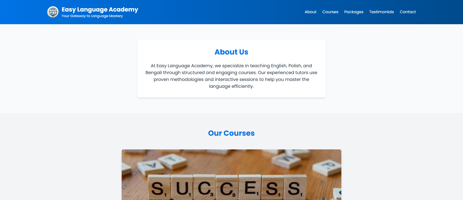 Stored capture of languagetutor.pages.dev