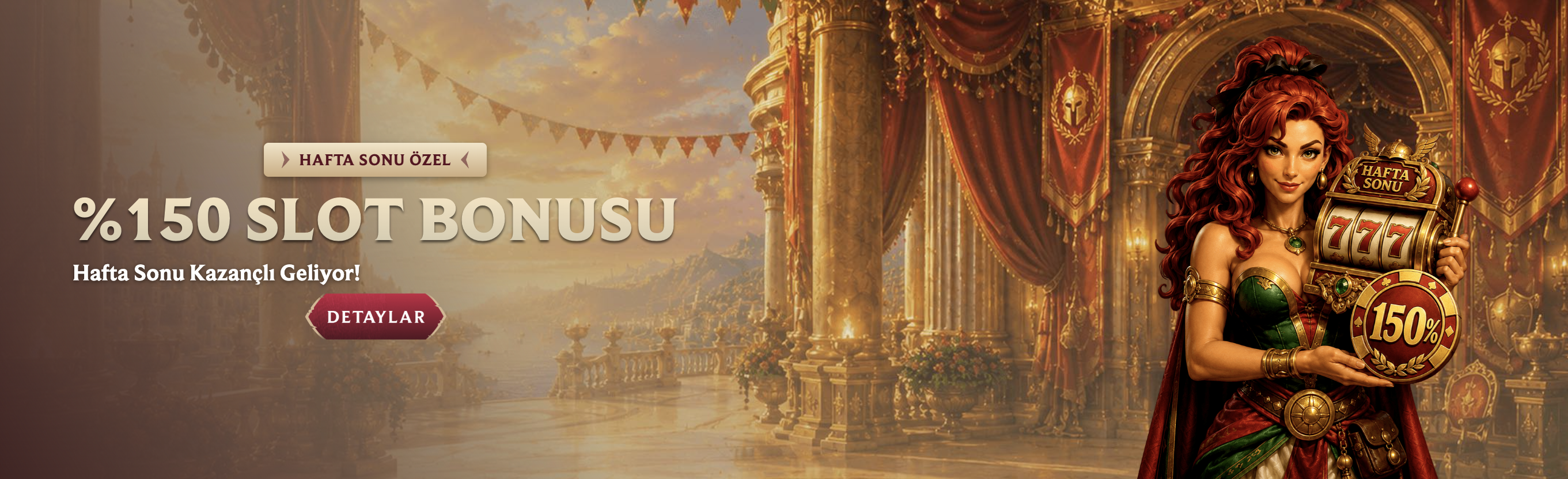 Galyabet yüzde 150 hafta sonu slot bonusu