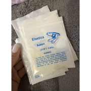 Elastic bands (Brace bands), Rabbit, 3/16" (4.76 mm), 5.0 Oz, 100pcs
