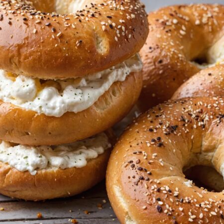 Ultimate Baked Protein Bagels with Cottage Cheese