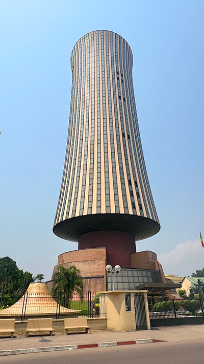 Modern tower skyline of Brazzaville