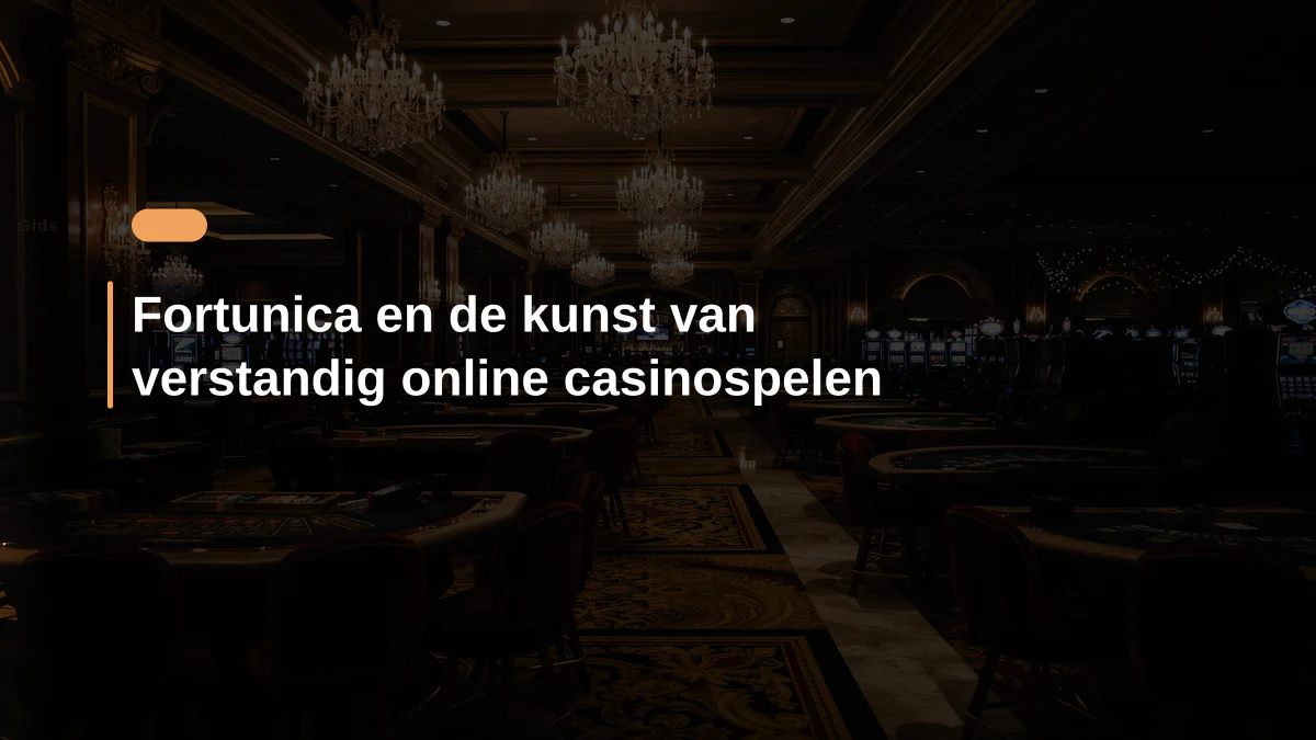 Fortunica en de kunst van verstandig online casinospelen