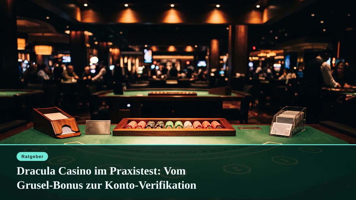Dracula Casino im Praxistest: Vom Grusel-Bonus zur Konto-Verifikation