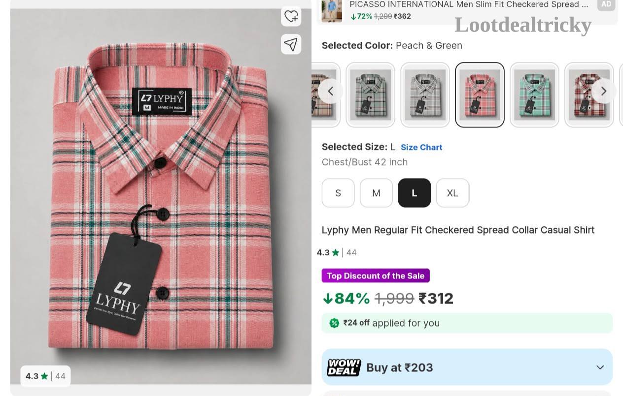 Men S Shirt – Just ₹312 | Lowest Price Deal