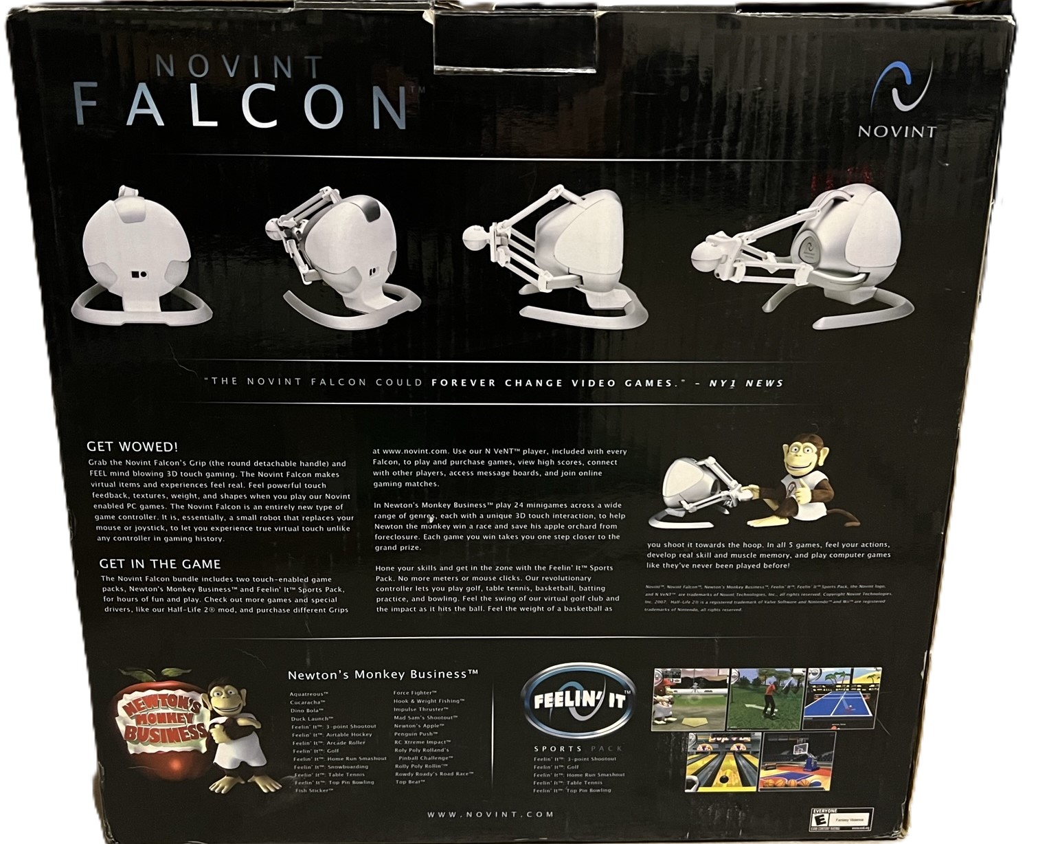 Novint Falcon NF1-S01 Haptic Gaming Joystick Game Controller