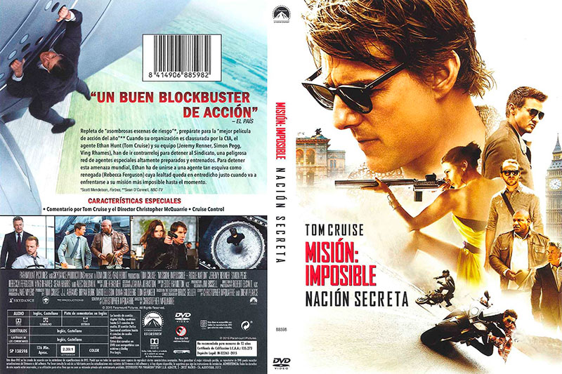 Misi5 carat - Misión imposible: Nación Secreta [DVD9 Full] [Pal] [Esp/Ing] [5.1] [Sub:Esp/Ing] [2015] [Acción] [VS]