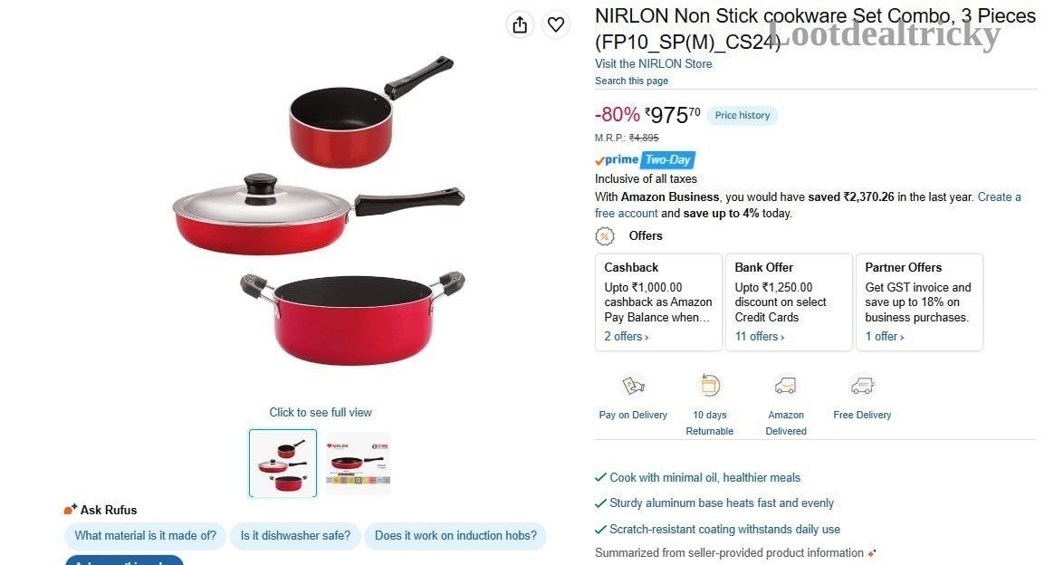Nirlon Non Stick | Exclusive Sale Discount Nirlon Non Stick | Exclusive Sale Discount