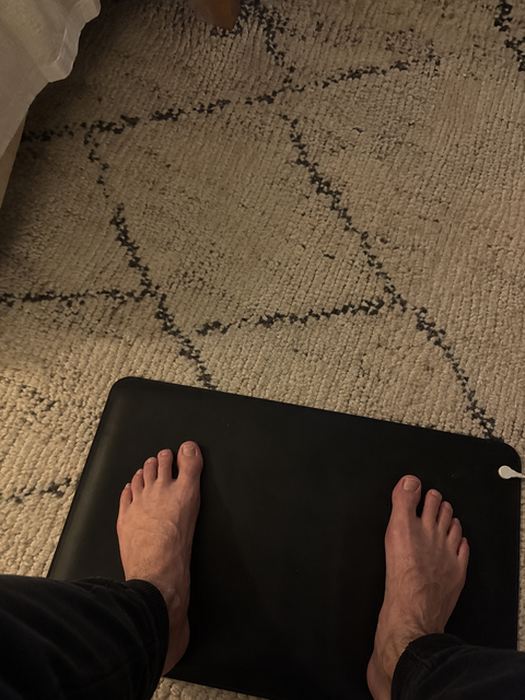 Connect the Aulare grounding wire to the grounding mat