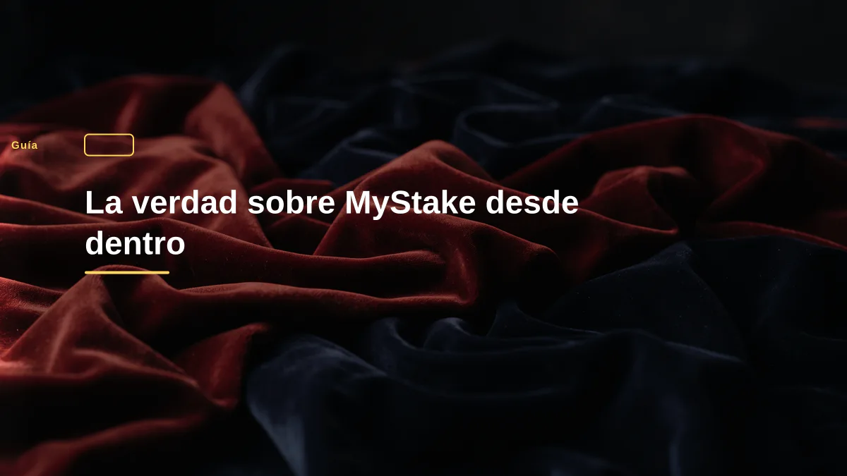 La verdad sobre MyStake desde dentro