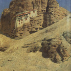 Монастырь в скале Ладакх 1875