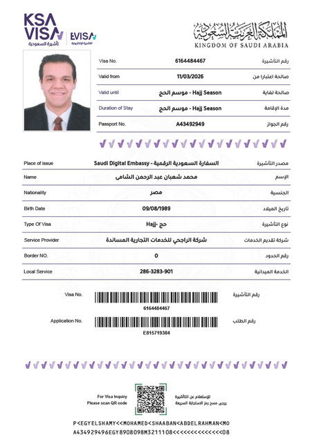 محمد شعبان عبد الرحمن الشامى