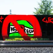 Graffiti artwork by GRUCHAvandals