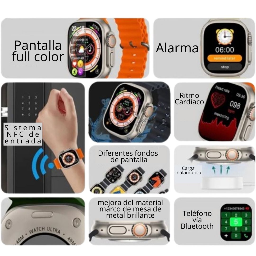 SmartWatch T900 Ultra: Tu compañero ideal para una vida más saludable y activa