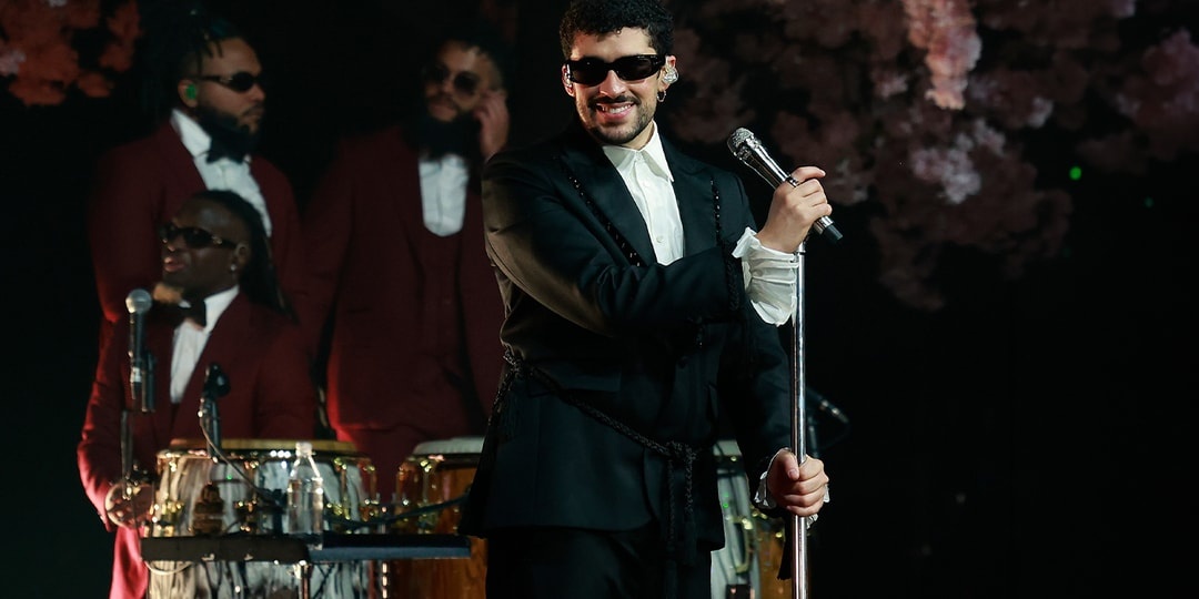Bad Bunny Wears Unique Bode Suit for His Asian Debut