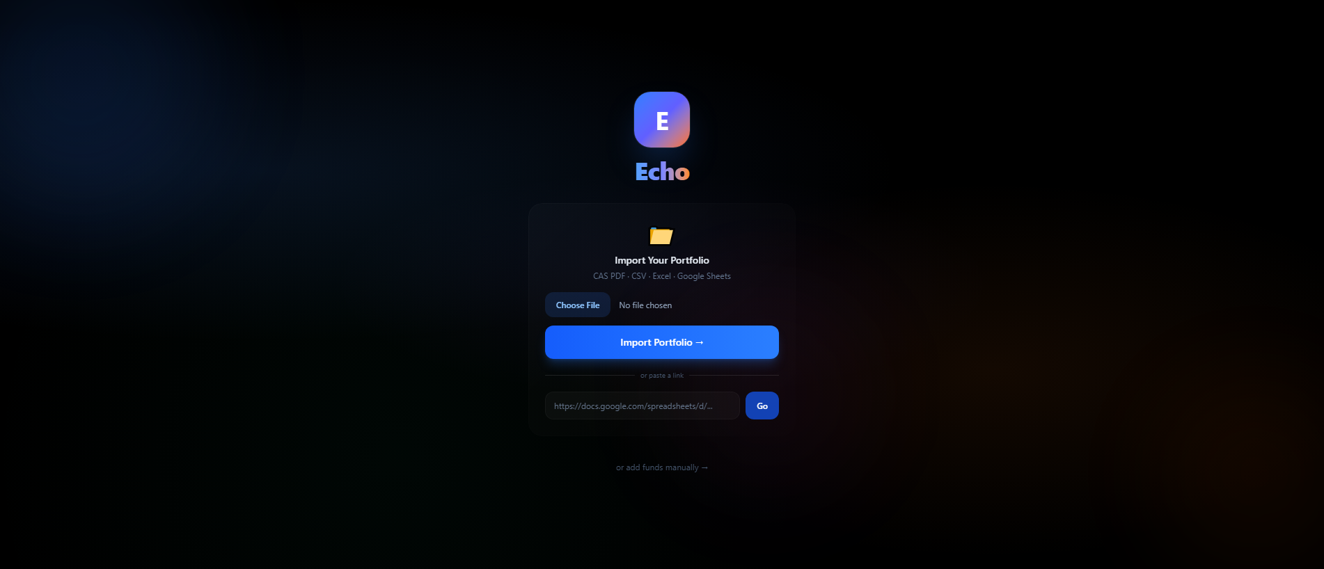 Stored screenshot of echo.pranavjagadish.com