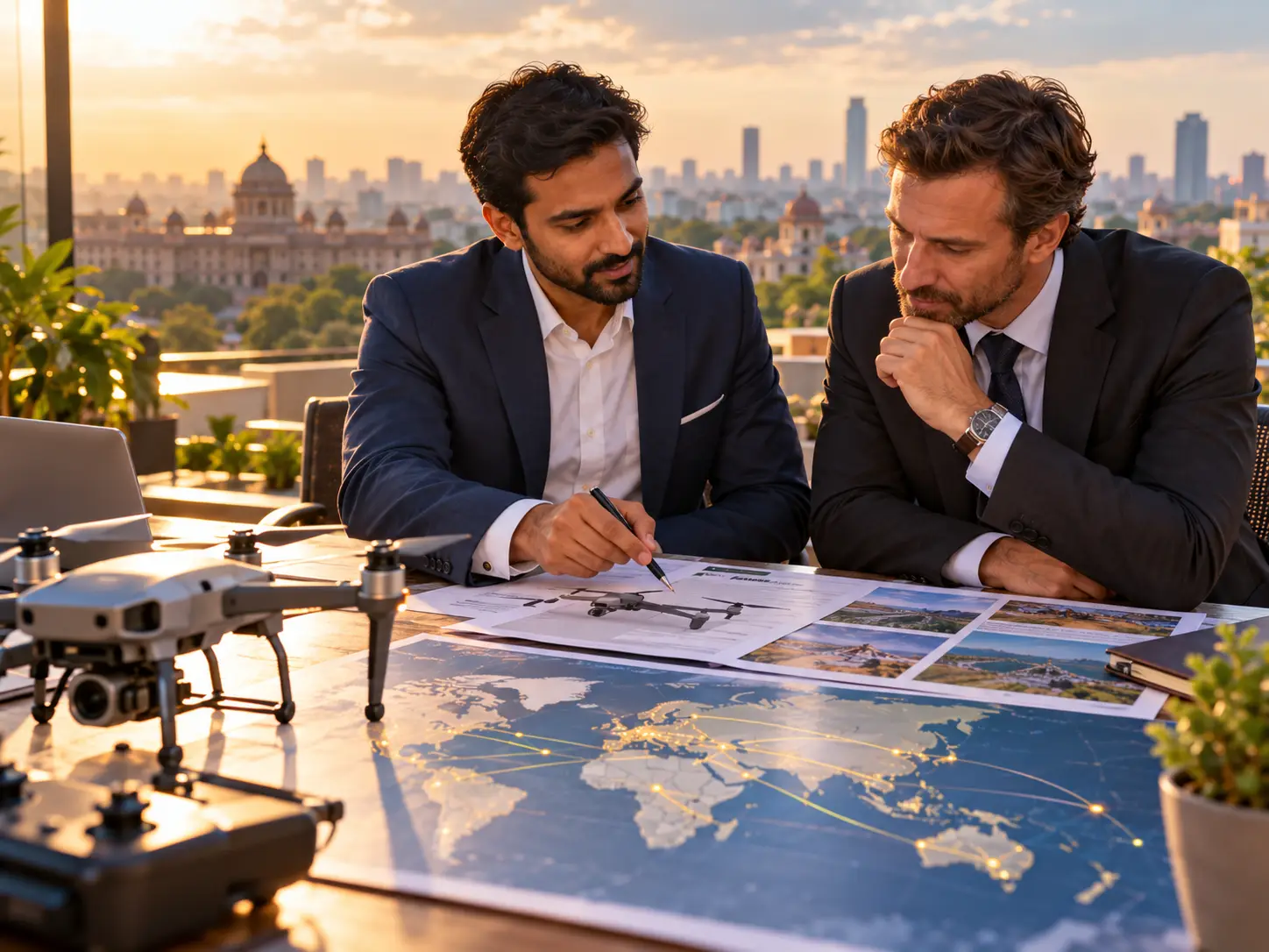 International drone business in India