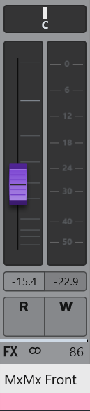 Front Space Fader