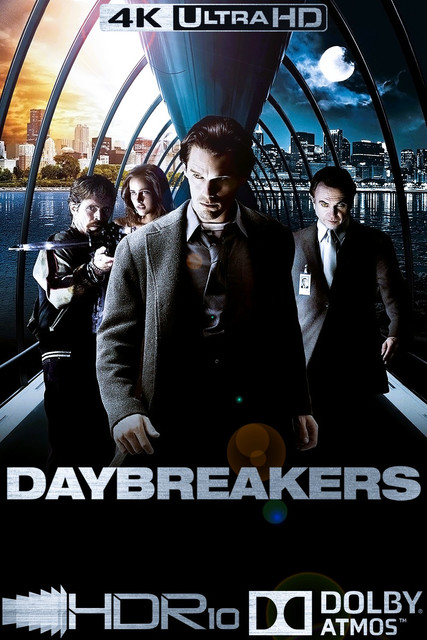 Daybreakers 2009, 4K, MOVIE, COVER, POSTER, FILM, ART, VAMPIRE, Michael Spierig, Peter Spierig, Isabel Lucas, Ethan Hawke, Sam Neill, Willem Dafoe, Claudia Karvan