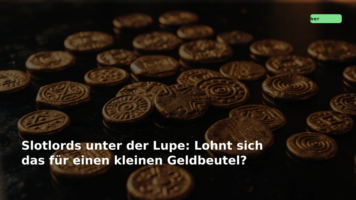 Slotlords unter der Lupe: Lohnt sich das für einen kleinen Geldbeutel?