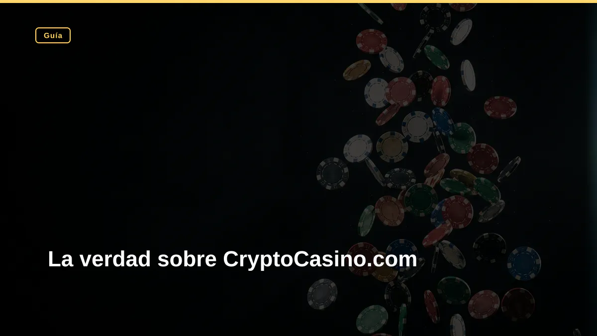 La verdad sobre CryptoCasino.com