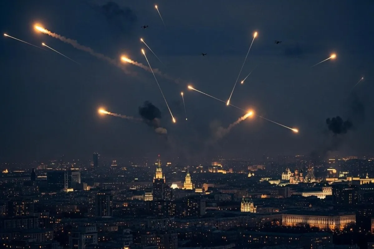 Moskva kütləvi dron hücumuna məruz qaldı: 195 PUA məhv edildi