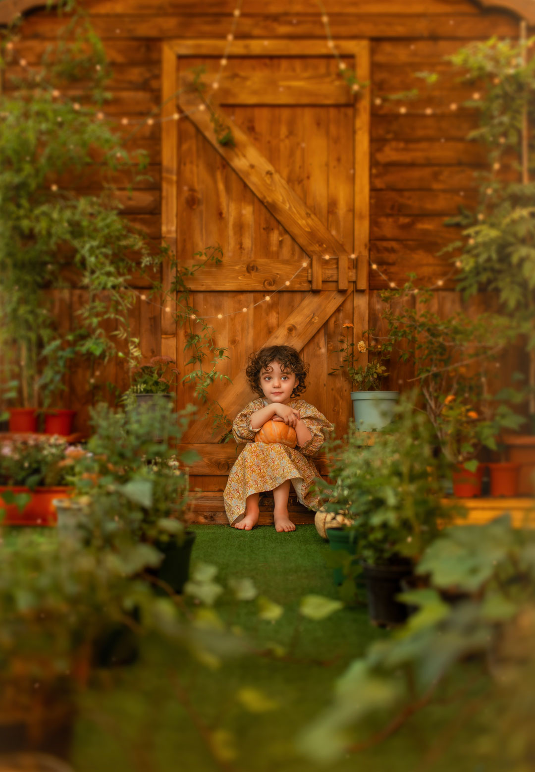 عکاسی فضای باز کودک مشهد با بوکه طبیعی - نویسا