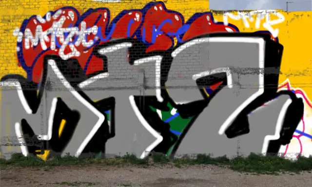 Graffiti artwork by Laste
