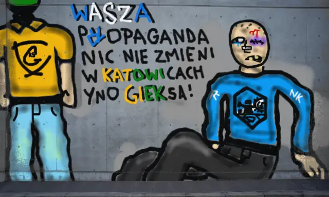 Graffiti artwork by GieKSaTauzen
