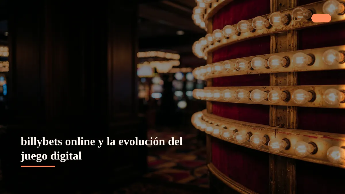 billybets online y la evolución del juego digital