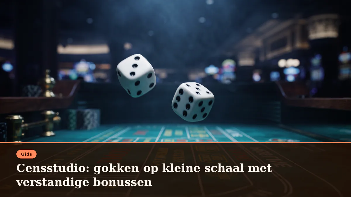 Censstudio: gokken op kleine schaal met verstandige bonussen